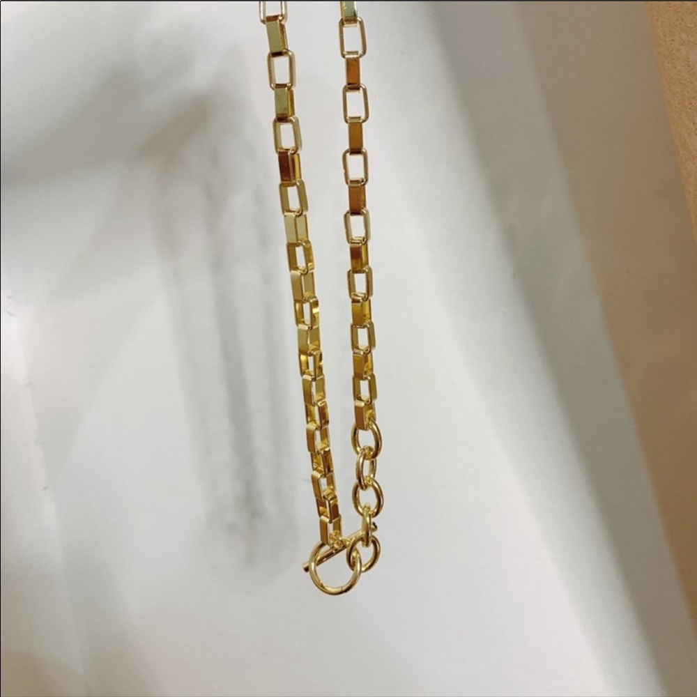 💎NEW 18K Yellow Gold Chunky Link Chain Necklace - Picture 6 of 8
